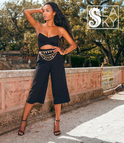 "Luxury Law" cut out jumpsuit
